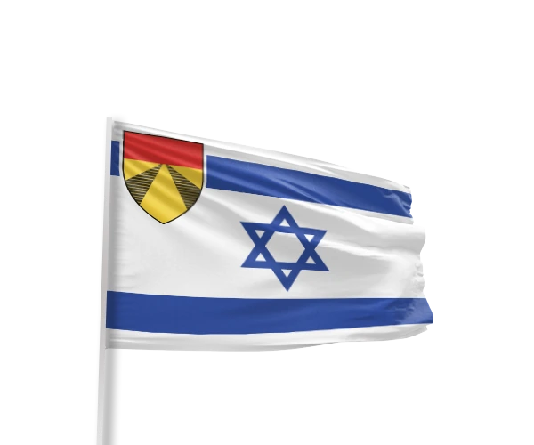 דגל ישראל בשילוב סמל חטיבה401 – דגל למכונית